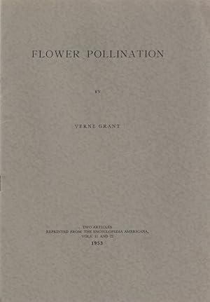 Bild des Verkufers fr Flower Pollination by Grant, Verne zum Verkauf von Robinson Street Books, IOBA