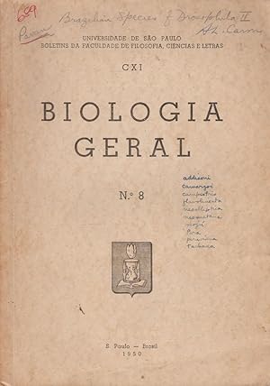 Imagen del vendedor de Especies Brasileiras de Drosophila II. by Pavan, C. a la venta por Robinson Street Books, IOBA