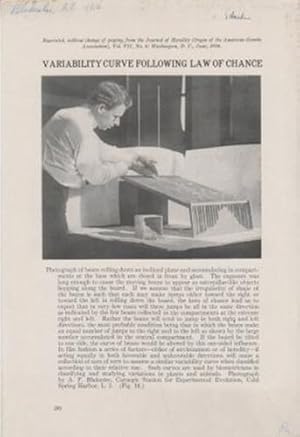 Imagen del vendedor de Variability Curve Following Law of Chance by Blakeslee, Albert F. a la venta por Robinson Street Books, IOBA