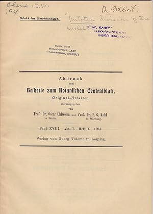 Mitotic Division of the nuclei of the Cyanophyceae by Edgar W. Olive