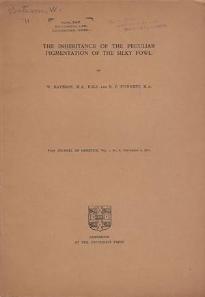 Imagen del vendedor de The Inheritance of the Peculiar Pigmentation of the Silky Fowl by Bateson, W. and Punnett, R.C. a la venta por Robinson Street Books, IOBA