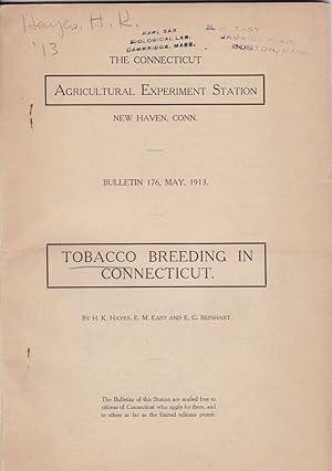 Tobacco Breeding in Connecticut by H. K. Hayes, E. M. East, and E. G. Beinhart
