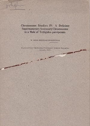 Chromosome Studies IV: A Deficient Supernumerary Accessory Chromosome in a Male of Tettigidea Par...