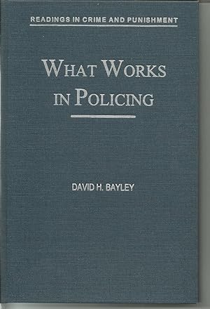 Bild des Verkufers fr What Works in Policing (Readings in Crime and Punishment) zum Verkauf von Robinson Street Books, IOBA