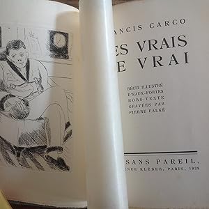 Les VRAIS de VRAI . avec 6 eaux - fortes par Pierre FALKE .Proxénètes