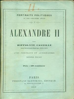 Bild des Verkufers fr Alexandre II zum Verkauf von Librodifaccia