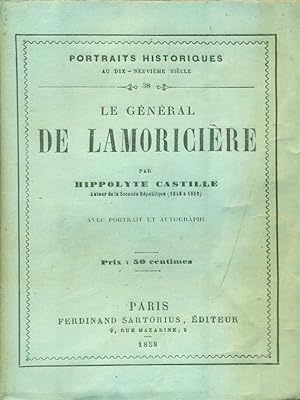 Bild des Verkufers fr Le general De Lamoriciere zum Verkauf von Librodifaccia