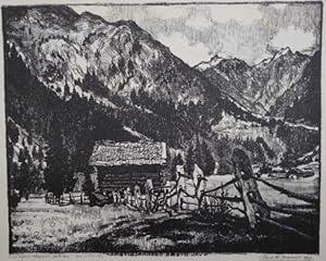 Val d Err oberhalb Stein", 1917.