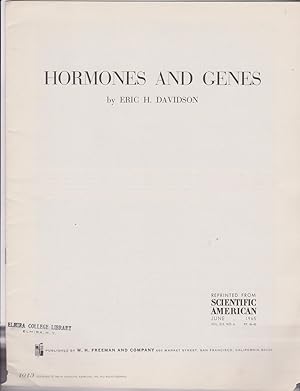 Bild des Verkufers fr Hormones and Genes by Davidson, Eric H. zum Verkauf von Robinson Street Books, IOBA