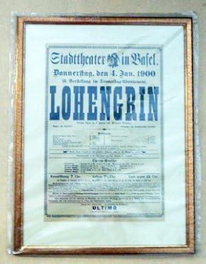 Plakat - Lohengrin. Grosse Oper in 3 Akten.