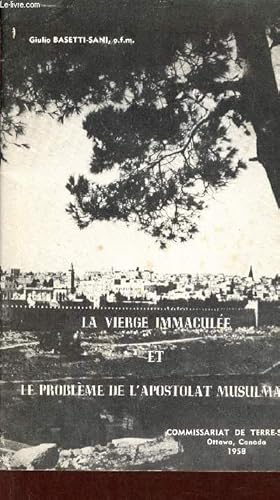 Seller image for La vierge immacule et le problme de l'apostolat musulman. for sale by Le-Livre