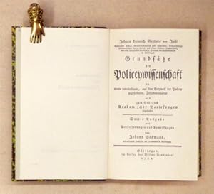 Grundsätze der Policeywissenschaft. [Reprint].