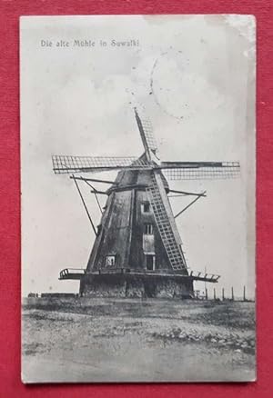 Ansichtskarte AK Die alte Mühle in Suwalki (auch Suwalken, Sudauen, Suvalkai) (Stempel Geprüft Üb...