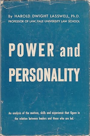 Bild des Verkufers fr Power and Personality by Lasswell, Harold Dwight zum Verkauf von Robinson Street Books, IOBA