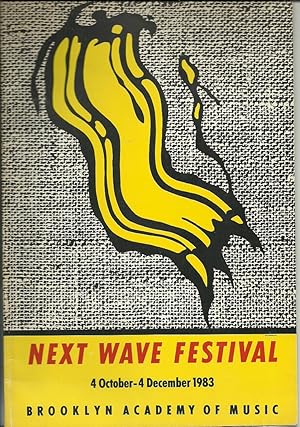 Seller image for Next Wave Festival 4 October-4 December 1983 Brooklyn Academy of Music by lichtenstein, Roy Roger Copeland, Martin Esslin etc for sale by Robinson Street Books, IOBA