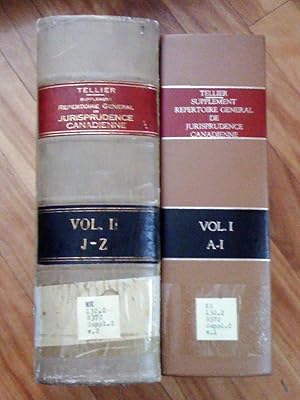 Supplément au répertoire général de jurisprudence canadienne (.) depuis janvier 1926 à janvier 19...