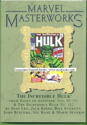 Bild des Verkufers fr Marvel Masterworks Presents THE INCREDIBLE HULK (Masterworks #56) zum Verkauf von Augustine Funnell Books