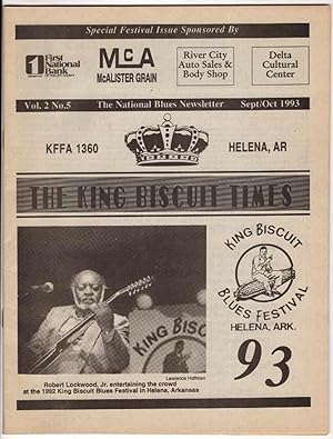 The King Buscuit Times: The National Blues Newsletter. September/October 1993 Volume 2, Number 5