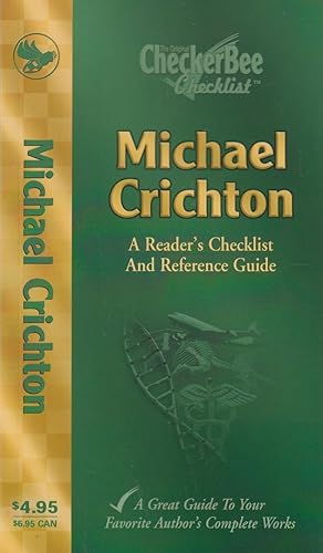 Bild des Verkufers fr Michael Crichton: A Reader's Checklist and Reference Guide (Checkerbee Checklists) zum Verkauf von Robinson Street Books, IOBA