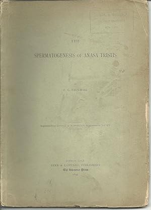 Bild des Verkufers fr The Spermatogenesis of Anasa Tristis zum Verkauf von Robinson Street Books, IOBA