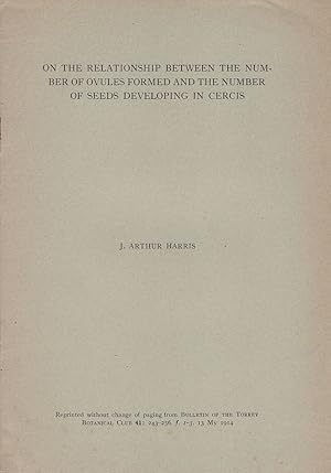 On the Relationship Between the Number of Ovules Formed and the Number of Seeds Developing in Cer...