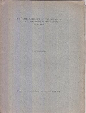 The Interrelationship of the Number of Stamens and Pistils in the Flowers of Ficaria by Harris, J...