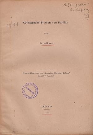 Seller image for Cytologische Studien von Dahlien by Ishikawa, C. for sale by Robinson Street Books, IOBA