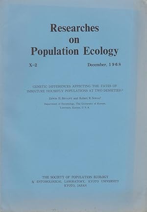 Seller image for Genetic Differences Affecting the Fates of Immature Housefly Populations at Two Densities by Bryant, Edwin H. and Sokal, Robert R. for sale by Robinson Street Books, IOBA