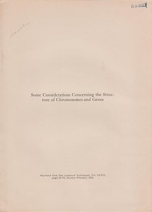 Seller image for Some Considerations Concerning the Structure of Chromosomes and Genes by Snell, George D. for sale by Robinson Street Books, IOBA