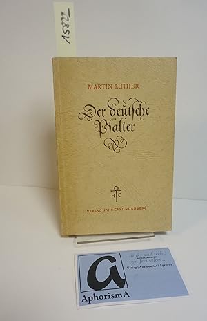 Seller image for Der deutsche Psalter. for sale by AphorismA gGmbH