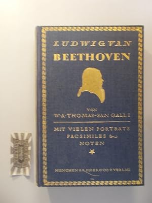 Seller image for Ludwig van Beethoven. Mit vielen Portrts,Notenbeispielen und Handschriftfasimiles. for sale by Druckwaren Antiquariat