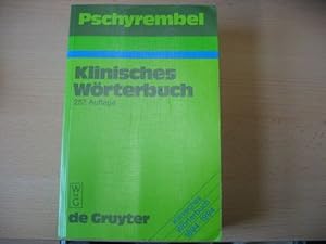 Bild des Verkufers fr Pschyrembel Klinisches Wrterbuch. Bearbeitet von der Wrterbuch-Redaktion des Verlages Walter de Gruyter unter der Leitung von . Mit einem Vorwort des Verlags. zum Verkauf von BOUQUINIST