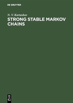 Imagen del vendedor de Strong Stable Markov Chains [Hardcover ] a la venta por booksXpress