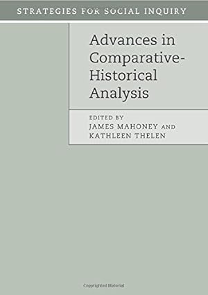 Seller image for Advances in Comparative-Historical Analysis (Strategies for Social Inquiry) [Paperback ] for sale by booksXpress