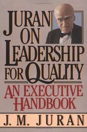 Seller image for Juran on Leadership For Quality by Juran, J. M. [Paperback ] for sale by booksXpress