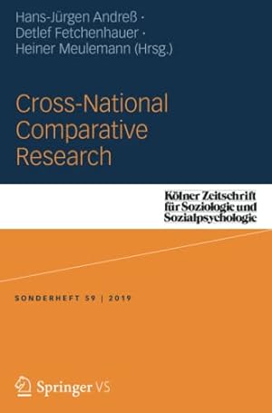 Seller image for Cross-national Comparative Research (K ¶lner Zeitschrift f ¼r Soziologie und Sozialpsychologie Sonderhefte) [Paperback ] for sale by booksXpress