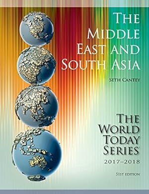Seller image for The Middle East and South Asia 2017-2018 (World Today (Stryker)) [Soft Cover ] for sale by booksXpress