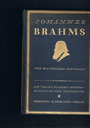 Imagen del vendedor de Johannes Brahms - mit vielen Bildern Notenbeispielen und Facsimiles a la venta por manufactura