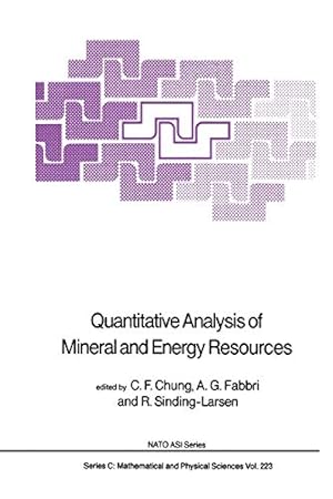 Seller image for Quantitative Analysis of Mineral and Energy Resources (Nato Science Series C:) [Soft Cover ] for sale by booksXpress