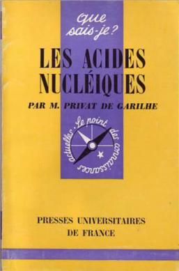 Image du vendeur pour les acides nucleiques mis en vente par secretdulivre