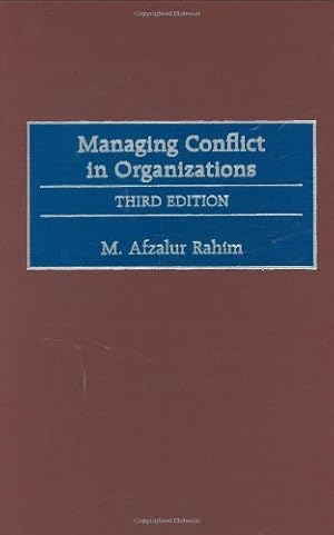 Seller image for Managing Conflict in Organizations, 3rd Edition [Hardcover ] for sale by booksXpress