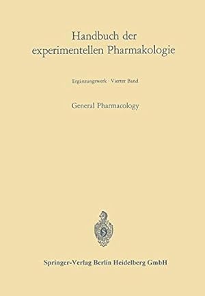 Immagine del venditore per General Pharmacology (Handbuch der Experimentellen Pharmakologie) (German Edition) by Bock, Johannes Carl, Born, Gustav V. R., Eichler, Oskar, Erdös, Ervin George, Farah, Alfred, Heffter, Arthur, Heubner, Wolfgang, Schüller, Josef [Paperback ] venduto da booksXpress