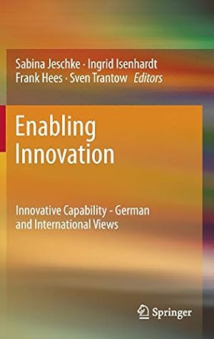 Bild des Verkufers fr Enabling Innovation: Innovative Capability - German and International Views [Hardcover ] zum Verkauf von booksXpress