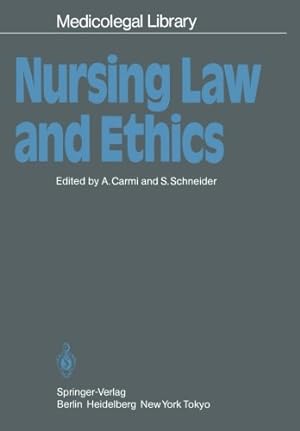 Seller image for Nursing Law and Ethics (Medicolegal Library) [Paperback ] for sale by booksXpress