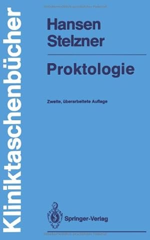 Seller image for Proktologie (Kliniktaschenbücher) (German Edition) by Hansen, Henning, Stelzner, Friedrich [Paperback ] for sale by booksXpress