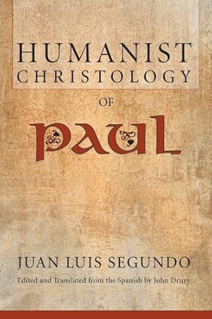 Bild des Verkufers fr Humanist Christology of Paul [Soft Cover ] zum Verkauf von booksXpress