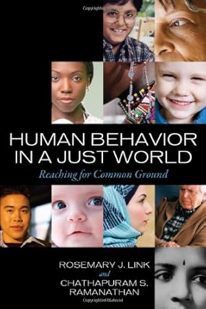 Imagen del vendedor de Human Behavior in a Just World: Reaching for Common Ground by Rosemary J. Link, Chathapuram S. Ramanathan [Paperback ] a la venta por booksXpress