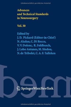 Seller image for Advances and Technical Standards in Neurosurgery Vol. 30 [Hardcover ] for sale by booksXpress