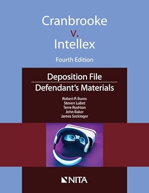 Seller image for Cranbrooke V. Intellex : Defendant's Materials for sale by GreatBookPrices