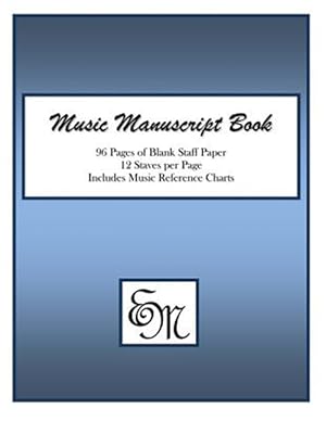 Seller image for Music Manuscript Book, Blue for sale by GreatBookPrices